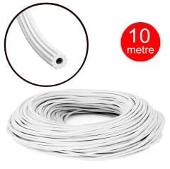 Aletçantam Alüminyum Sineklik Teli Fitili Beyaz 5mm Kapı Pencere Tül Sabitleme Lastik Contası -10 Metre