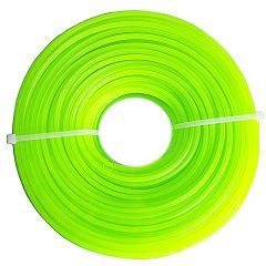 Altı Köşe Tırpan Misina Sarı Çim Ot Biçme Kesme Makine İpi 3.3mm 45mt