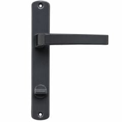 Aletçantam Pvc Banyo Wc Kapı Kolu Pimapen (Metal)- Antrasit Gri