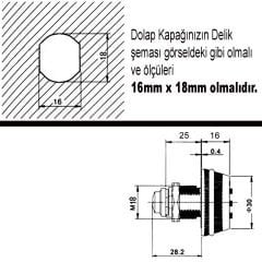 Şifreli Kilit Mobilya Çelik Dolap Soyunma Dolabı Çekmece Kilidi