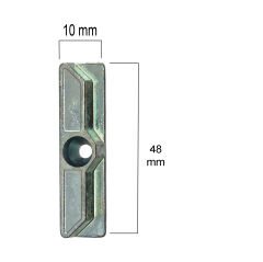 Pvc Pimapen İspanyolet Pencere Kapı Kilit Karşılığı -10 Adet