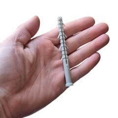 Uzun Boy Plastik Dübel 10cm Siding Kasa Dübeli 8mm - 100 Adet