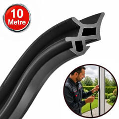 Aletçantam Pimapen Pvc Kapı Pencere Fitili Lastik Contası Siyah - 10 Metre