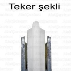 Aletçantam Gama Sürgülü Kapak Gardrop Tekerleği Dolap Tekeri 1 Kapak Set