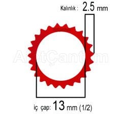 ALETÇANTAM SİLİKONLU BAHÇE HORTUMU YUMUŞAK KIRILMAZ HORTUM 1/2