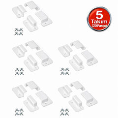 Pvc Pimapen Pencere Sineklik Montaj Aparatı 5 Takım Set +vida (10x20 Profillere Uygundur)