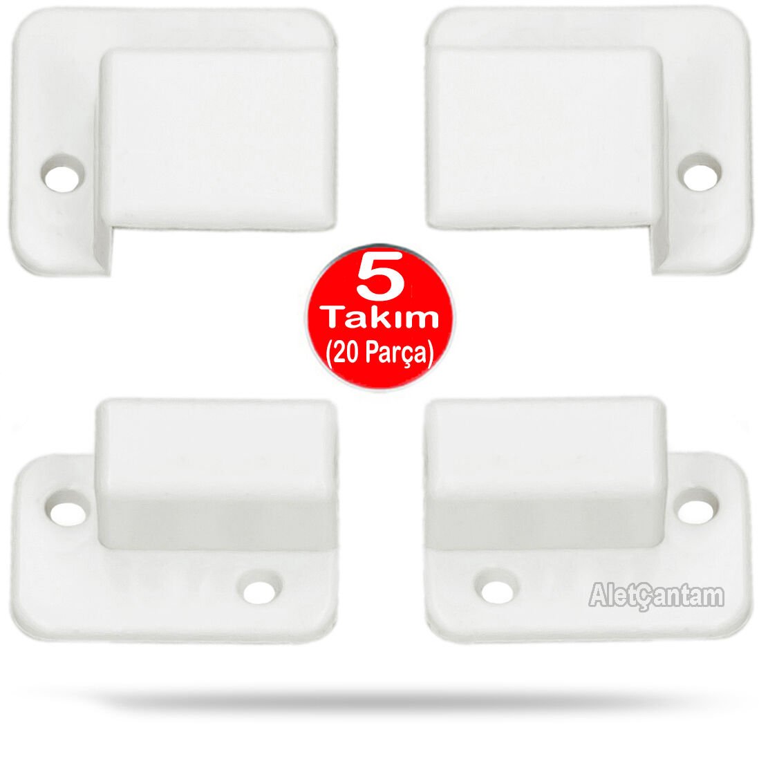 Pvc Pimapen Pencere Sineklik Montaj Aparatı 5 Takım Set +vida (10x20 Profillere Uygundur)