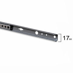 Aletçantam 17mm Teleskopik İnce Çekmece Rayı  - 31cm (2 parça set)