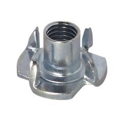 M6 Ağaç Somunu 6mm Tırnaklı Ahşap Çakma Somun  -20 Adet
