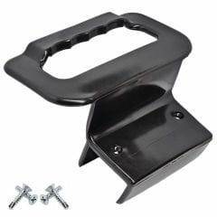 Plastik Baza Kulpu Yatak Kaldırma Tutma Kulp Kolu Tutacağı Kulbu Siyah -40mm Profiller için