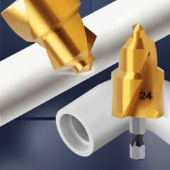 Pprc 20-25mm Plastik Su Borusu Tamir Matkap Ucu Havşa Rayba Delme 3 Lü Tıraş Seti