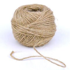 Aletçantam kraft Doğal Hasır İpi Jüt Kınnap Süs Davetiye Kendir Yumak İp