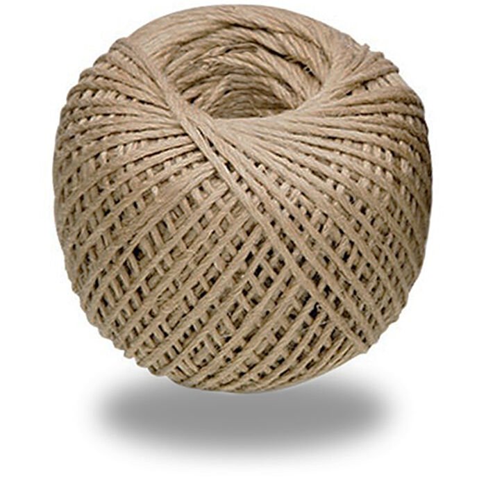 Aletçantam kraft Doğal Hasır İpi Jüt Kınnap Süs Davetiye Kendir Yumak İp