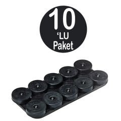 Yanmaz Musluk Contası 10'Lu Paket Haykar Isıya Erimeye Dayanıklı Kauçuk Conta 16mm Salmastra Çeşme Lastiği