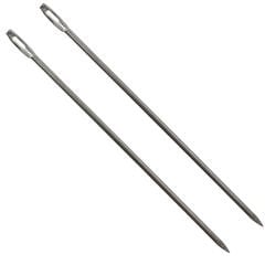 Metal Çuvaldız 15cm Yorgan İğnesi No7 Kalın Dikiş İğne Mil Tığ -2 Adet