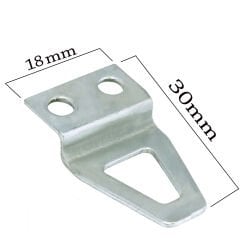 Üçgen Çerçeve Askısı Eğri Bombeli Duvar Tablo Askı Asma Halka Kanca -10 Adet