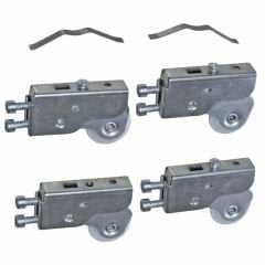 Küçük Vega Sürgülü Kapak Gardrop Tekerleği Makara Dolap Tekeri Seti