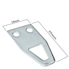 Üçgen Çerçeve Askısı Duvar Tablo Askı Düz Demir Asma Halka Kanca -10 Adet