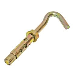 Açık Kancalı Çelik Dübel Halkalı Beton Dübeli M6x90 (8mm) -10 adet