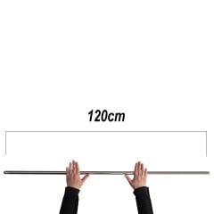 120cm Çelik Oklava 304 Kalite Paslanmaz Çelik Krom Metal Sihirli Hamur Börek Baklava Yufka Açma Oklavası