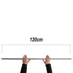120cm Çelik Oklava 304 Kalite Paslanmaz Çelik Krom Metal Hamur Börek Baklava Yufka Açma Oklavası
