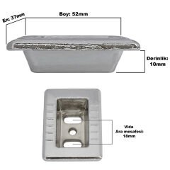 Çelik Kapı Alt Kilit Dili Karşılığı Küçük Damak Metal İç Karşılık Kilidi Damağı Karşısı