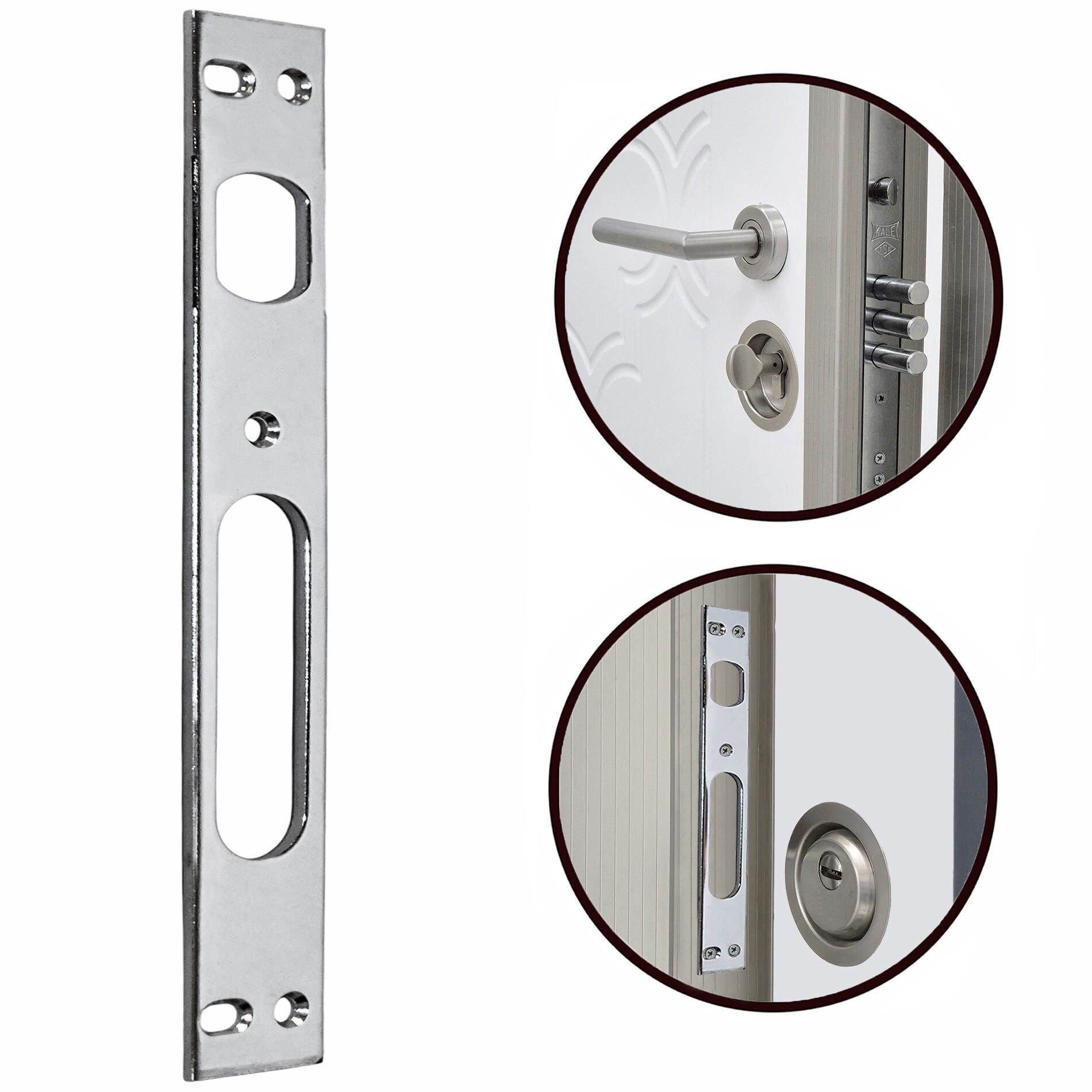 Çelik Kapı Alt Kilit Dili Karşılığı Sac Damak Metal İç Demir Karşılık Kilidi Damağı Karşısı