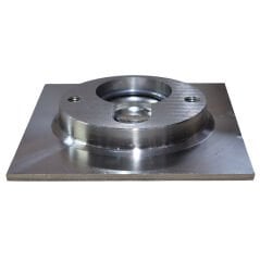 Kare Çelik Kapı Rozeti Kilit Emniyet Aynası Metal Koruma Kapağı Seti Saten Gri