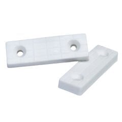 Beyaz Baza Pabucu Mobilya Sunta Dolap Gardrop Komidin Şifonyer Alt Takozu Ayağı Küçük Plastik Ayak -20 Adet