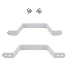 Sürme Kapı Çekme Kulbu Beyaz 17cm Metal El Tutamağı Tutma Kolu Tutunma Barı Kulp -2 Adet