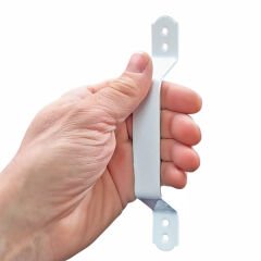 Sürme Kapı Çekme Kulbu Beyaz 17cm Metal El Tutamağı Tutma Kolu Tutunma Barı Kulp -2 Adet