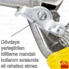 Aletçantam Denizli Çelik Budama Makası Bağ Bahçe Makası