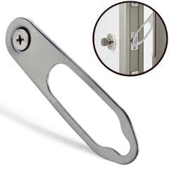 Çelik Kapı Gizli Emniyet Kelepçesi Kancası Tek Sürgü Çengeli Güvenlik Kilidi Kilit Halka Aparatı