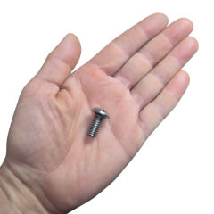 8mm Eski Tip Kalın Gardrop Dolap Mobilya L Bağlantı Vidası 5/16 Ysb Civata -10 Adet