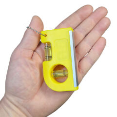 Cep Tipi Su Terazisi Mıknatıslı Mini Terazi 80mm Dikey ve Yatay Açı