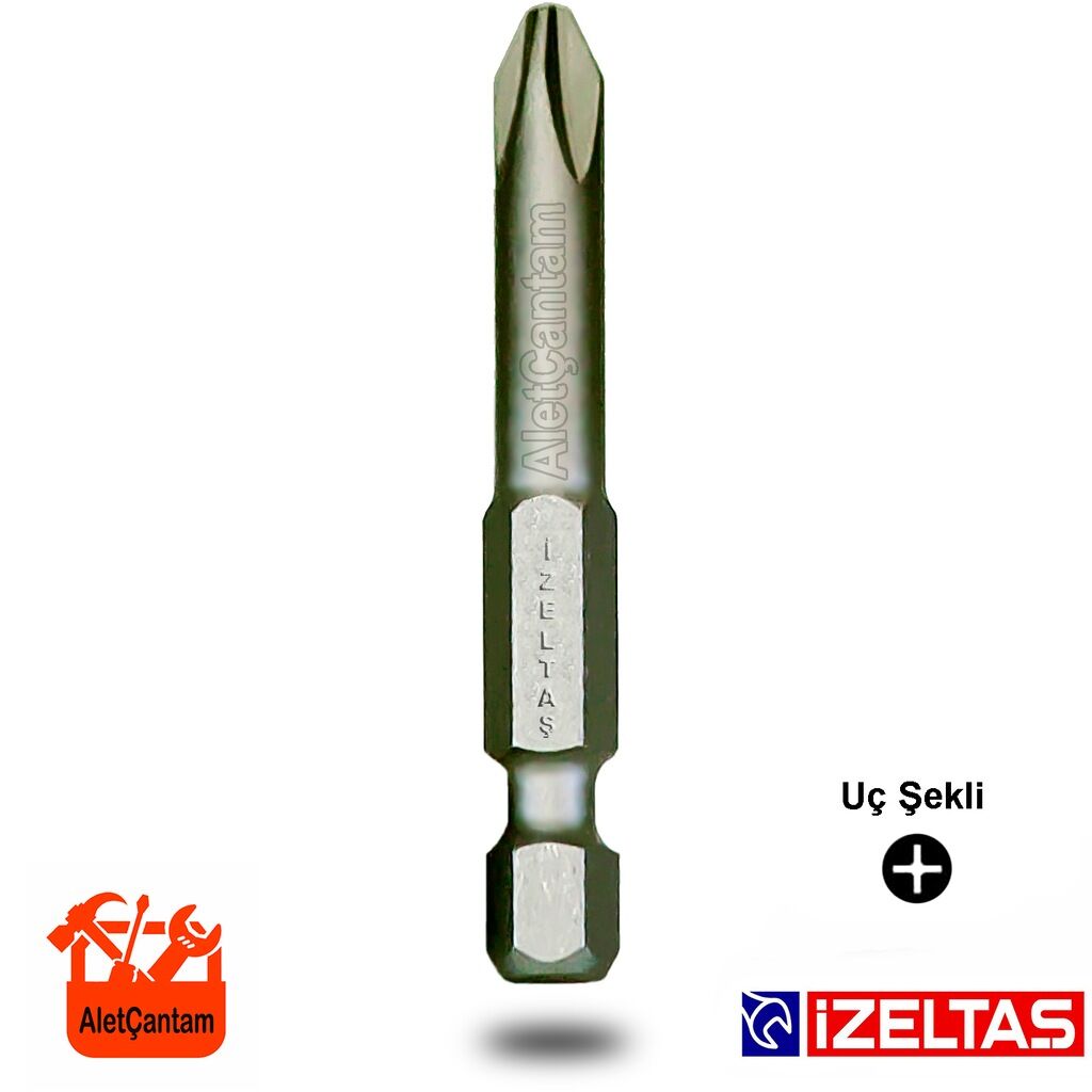 İzeltaş Bits Uç Yıldız Uç Matkap Ucu Vidalama Ucu  Ph2 X 100 Mm (Uzun Boy 10 CM)