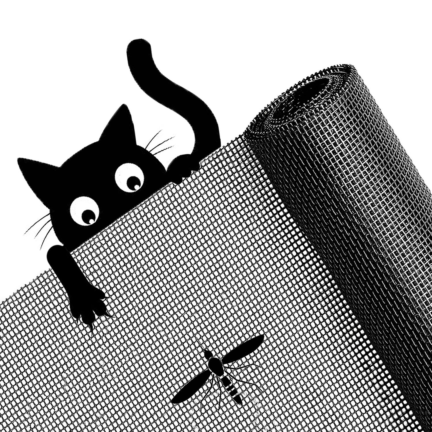 160cm x 400cm Yırtılmaz Sineklik Kedi Köpek Teli fiberpolyester Sinek Tülü Pet Tül