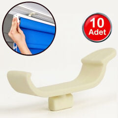 Stor Zebra Perde Montaj Aparatı (10'lu_paket) Plastik Küçük - 3.5 Cm