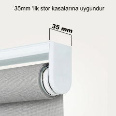 Stor Zebra Perde Montaj Aparatı (10'lu_paket) Metal Küçük - 3.5 Cm