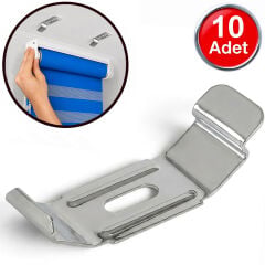 Stor Zebra Perde Montaj Aparatı (10'lu_paket) Metal Büyük - 4.5 Cm