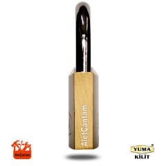 Yuma Pirinç Sarı Asma Kilit Master Sistem ortak Anahtarlı 60Mm