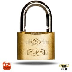 Yuma Pirinç Sarı Asma Kilit Master Sistem ortak Anahtarlı 60Mm