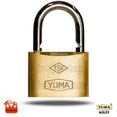 Yuma Pirinç Sarı Asma Kilit Master Sistem ortak Anahtarlı 40Mm