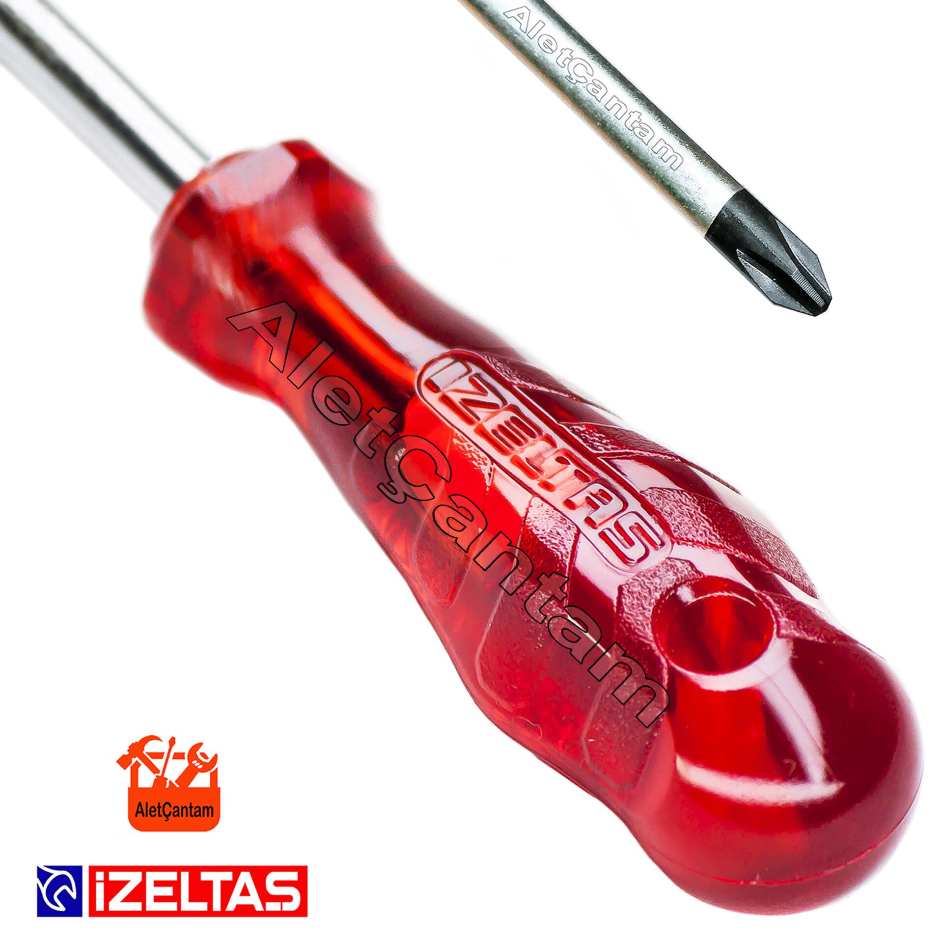 İzeltaş Yıldız Tornavida Kraft 4.5 x 80 İnce Uç