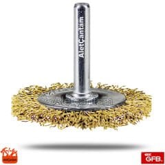 GFB MATKAP TEL FIRÇA PİMLİ DAİRE FIRÇA 50MM