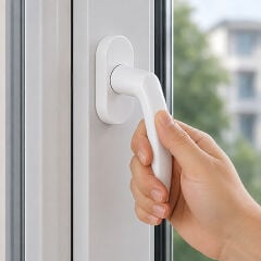 ALETÇANTAM PVC PENCERE KOLU PİMAPEN PAKPEN PLASTİK PEN KOL BEYAZ