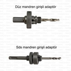 Gfb Bi Metal Panç Metal Testere 30 Mm + Sds Kanallı Adaptör
