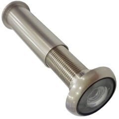 Uzun Dürbün 180° Ahşap Çelik Kapı Dürbünü Gözü (50-90mm Arası Ayarlı )