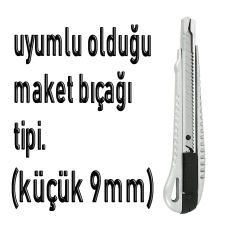 Sdı Maket Bıçağı Yedeği Sdi 10Lu Paket 9MM Dar Tip Maket Ağzı 1 Paket