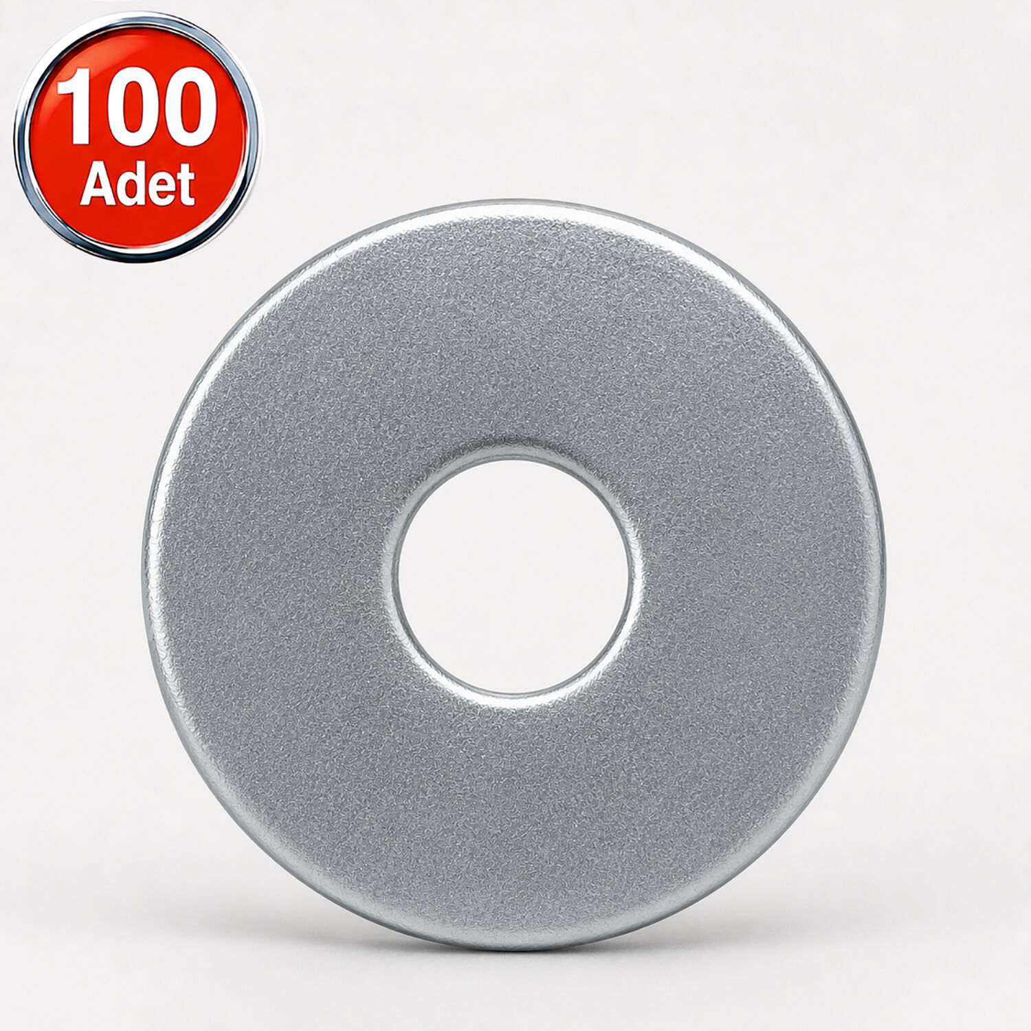 Galvanizli Demir Pul 3/16 (5mmX16mmX1mm) 100'Lü Paket